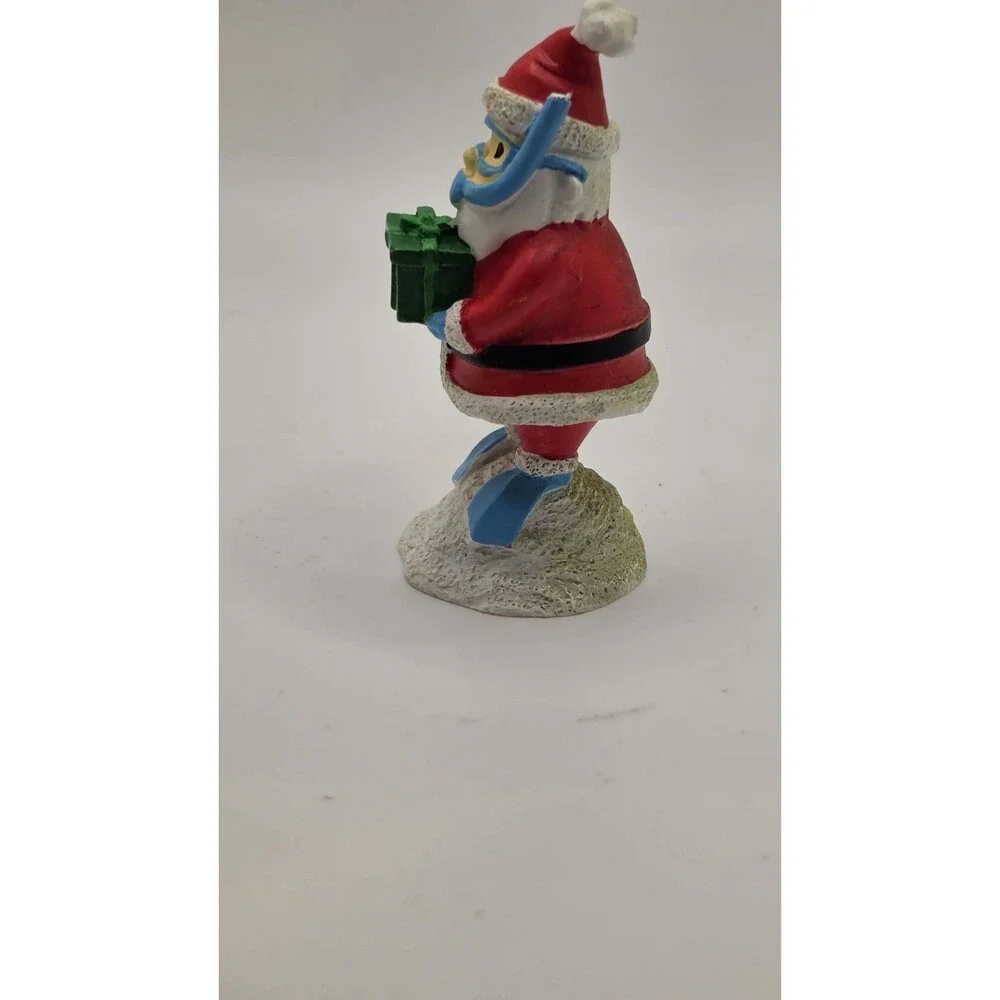 Aquarium Figure Lot Scuba Santa Frankenstein Castle Diver Helmet Duck